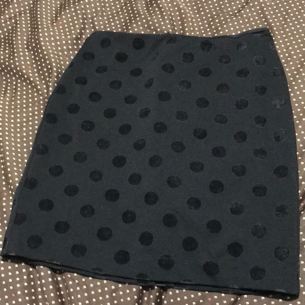Banana republic factory - Black, polka dot skirt